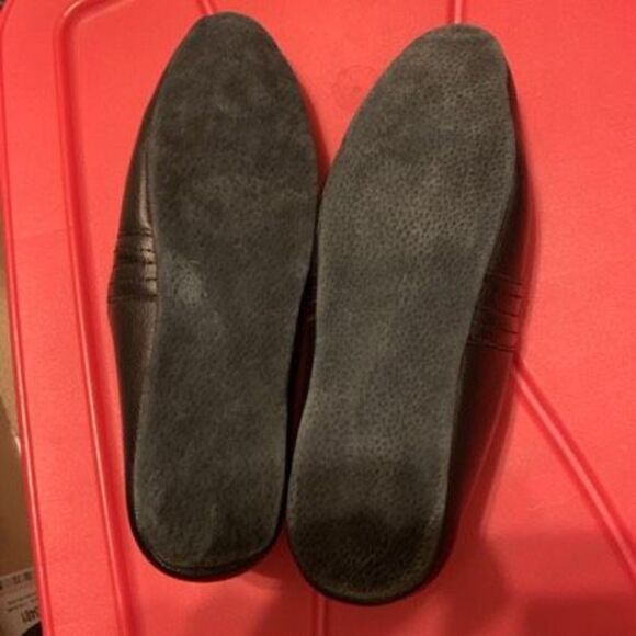 Irvine Park Size Men’s 10W Black Pig Leather Shoes Slippers main image 6